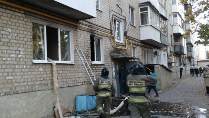 В Волжском районе Саратова произошёл пожар