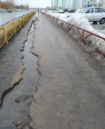 В Саратове продолжается программа ремонта тротуаров